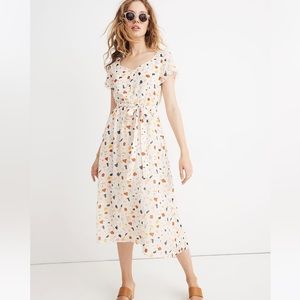Madewell Terrazzo Print Midi Dress